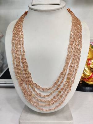 Brown jade necklaces 1