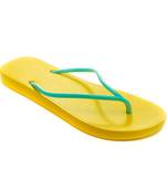 TRENDS & TRADES Yellow Flip Flops For Women