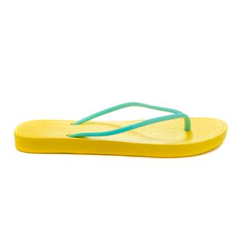 TRENDS & TRADES Yellow Flip Flops For Women 2