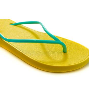 TRENDS & TRADES Yellow Flip Flops For Women 3