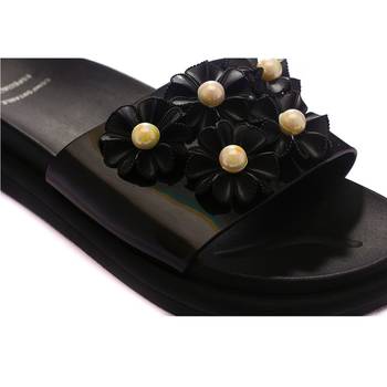 TRENDS & TRADES Black Slide Sandal For Women 3
