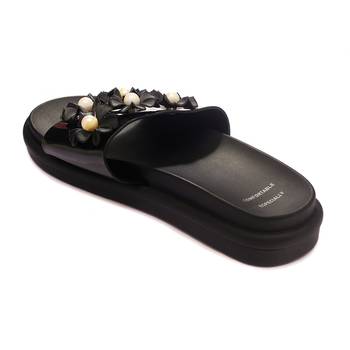 TRENDS & TRADES Black Slide Sandal For Women 4