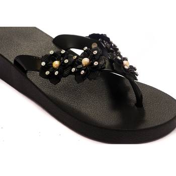 TRENDS & TRADES Black Thong Flip Flops For Women 3