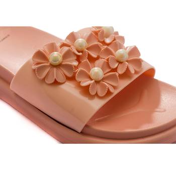 TRENDS & TRADES Peach Slide Sandal For Women 3