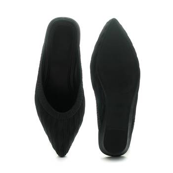 TRENDS & TRADES Black Mule For Women 5