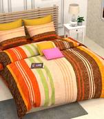 Ridan Multicolour Double Bed Sheet With Pillow Cover