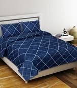 Ridan Multicolour Double Bed Sheet With Pillow Cover