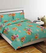 Ridan Multicolour Double Bed Sheet With Pillow Cover