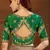 Green woven banarasi saree with blouse