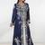 Multicolor embroidered georgette islamic-kaftans