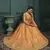 Women's Orange Silk Sequin Embroidered Lehenga Choli