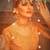 Women's Orange Silk Sequin Embroidered Lehenga Choli