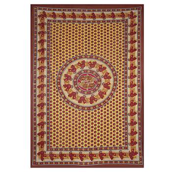 Grush 100% Cotton Jaipuri Print Single Bedsheet 2