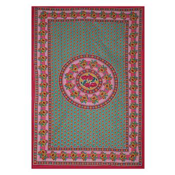 Grush 100% Cotton Jaipuri Print Single Bedsheet 2