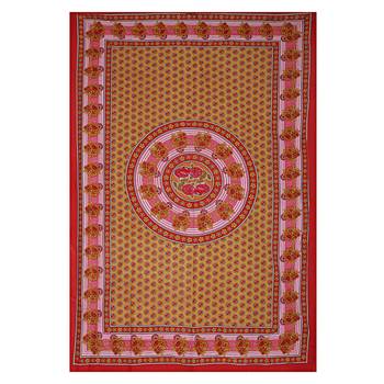 Grush 100% Cotton Jaipuri Print Single Bedsheet 2