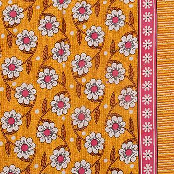 Grush 100% Cotton Jaipuri Print Single Bedsheet 3