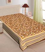 Grush 100% Cotton Jaipuri Print Single Bedsheet