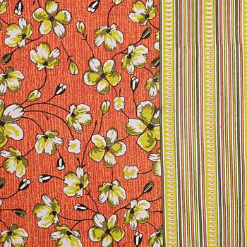 Grush 100% Cotton Jaipuri Print Single Bedsheet 3