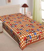 Grush 100% Cotton Jaipuri Print Single Bedsheet