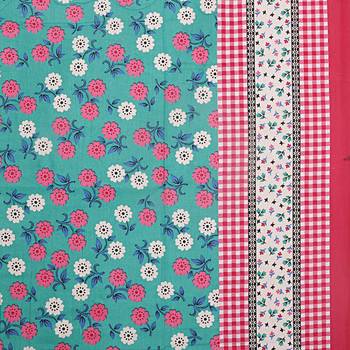 Grush 100% Cotton Jaipuri Print Single Bedsheet 3