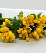 Yellow hair-accessories