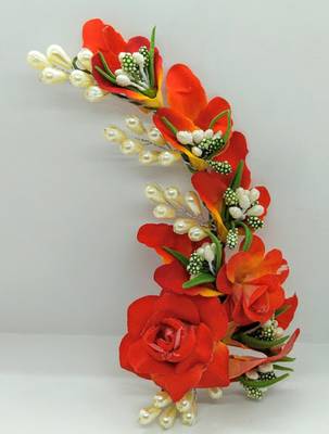 Orange hair-accessories 1
