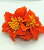 Orange hair-accessories