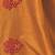 Orange embroidered silk saree with blouse
