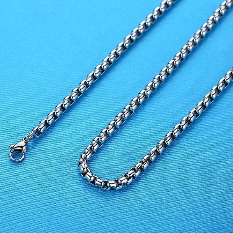 Viking Celtic Knot Wolf Thor Hammer Vintage 316L Stainless Steel Pendant Necklace Chain for Men Boys