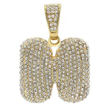 Hip Hop Iced Out Alphabet Initial Letter H 18k Gold Pendant Women Men 1