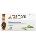 Teamonk Nilgiri Zoho Lemongrass Green Tea for Weight Loss, 25 Teabags
