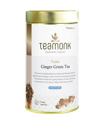 Teamonk Nilgiri Taido Ginger Green Tea for Weight Loss 1