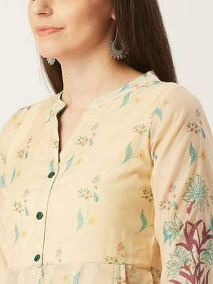 Pinksky Cream woven polyester maxi-dresses 4