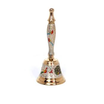 Brass Hand Held Musical Puja Bell 1