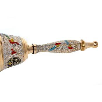 Brass Hand Held Musical Puja Bell 3