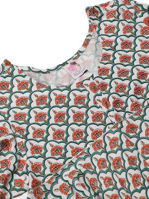 Multicolor printed polyester tunics 5