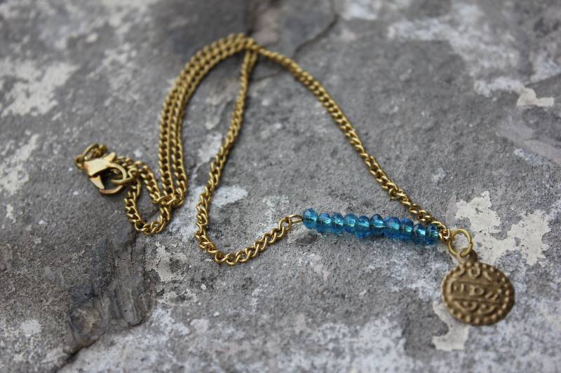 Crystals and Coins Necklace