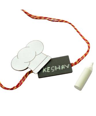 Master Chef Brother Rakhi  "Personalize it with your Brother`s name " Chalkboard special Rakshabandhan 2020 1