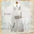 This off white dress has a peplum top with antique handwork done in three layers with a banarasi skirt