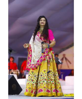 Mustard Fully Hand Work  Bridal For Wedding Wear 1