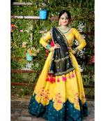 Yellow Wedding Wear Lehenga Choli