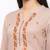 Women's  Beige Rayon Slub Embroidered Straight Kurta Pant Set