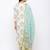 Women's  White Cotton Print Straight Kurta, Pant & Dupatta Set