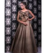 Golden Leather Unique Concept Leatest Design Lehenga Choli