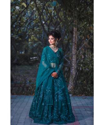 Imported Fabrics Designer Wedding Wear Lehenga Choli 1