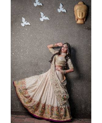 Off-White Designer Lehenga Choli 3