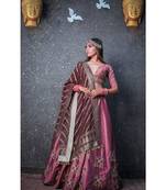 Onion Colour Lahenga Choli Wedding Wear