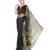 Black Hand Weaving Work Cotton Silk  Ball Jamdani  Handloom saree Without blouse