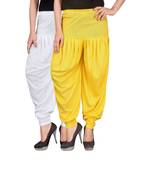 Multicolor plain viscose leggings