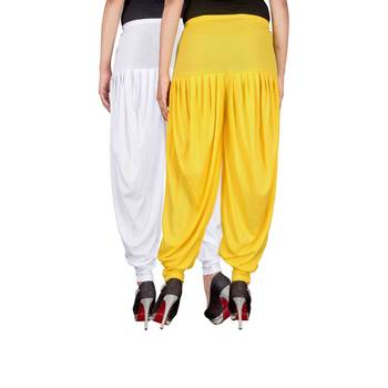 Multicolor plain viscose leggings 3